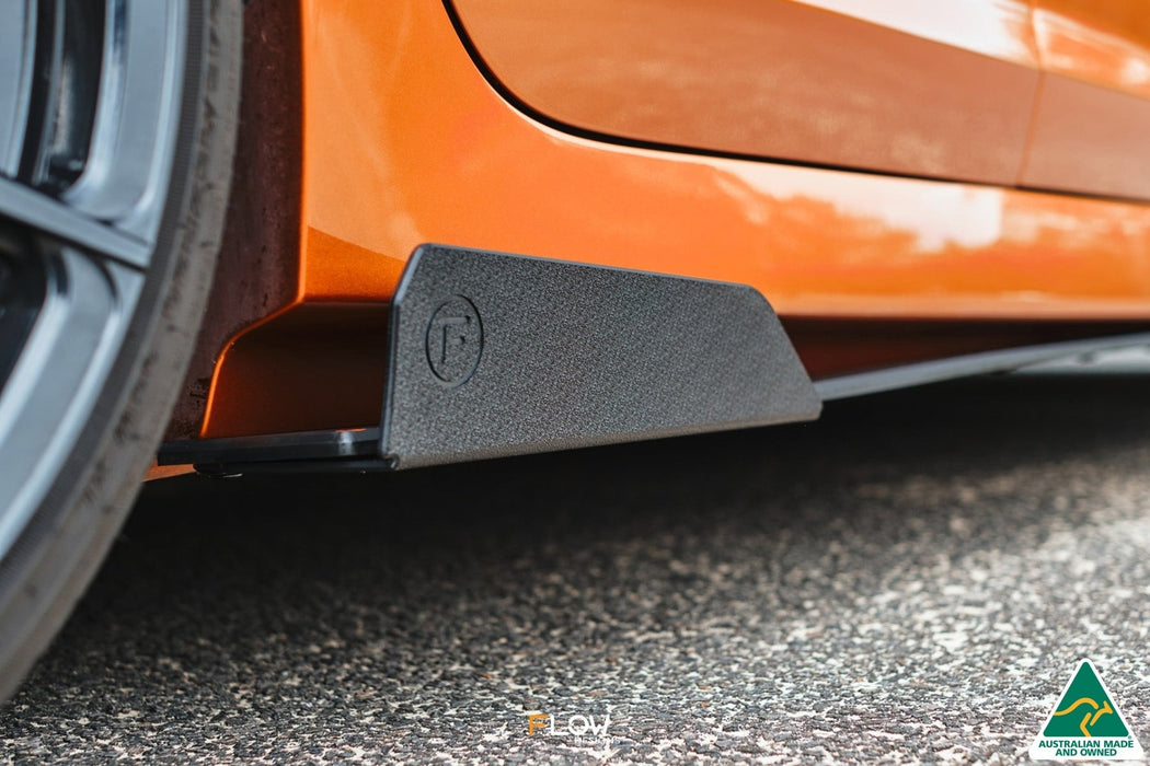 VF Commodore S2 Wagon Side Skirt Splitter Winglets (Pair)-Flow Designs