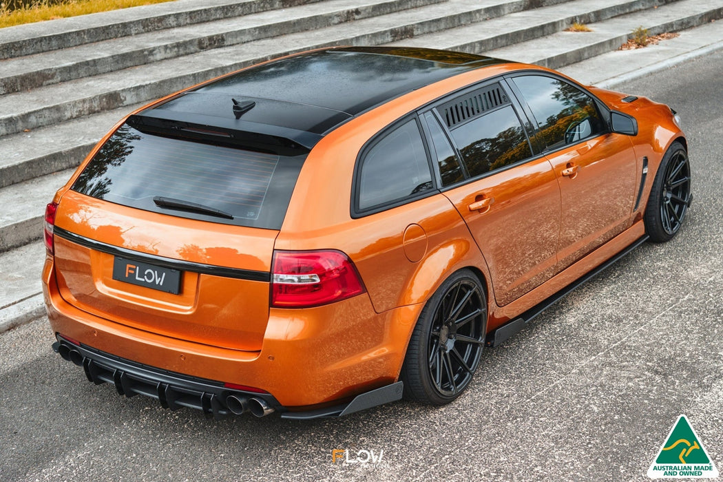 VF Commodore S2 Wagon Rear Spat Winglets (Pair)-Flow Designs