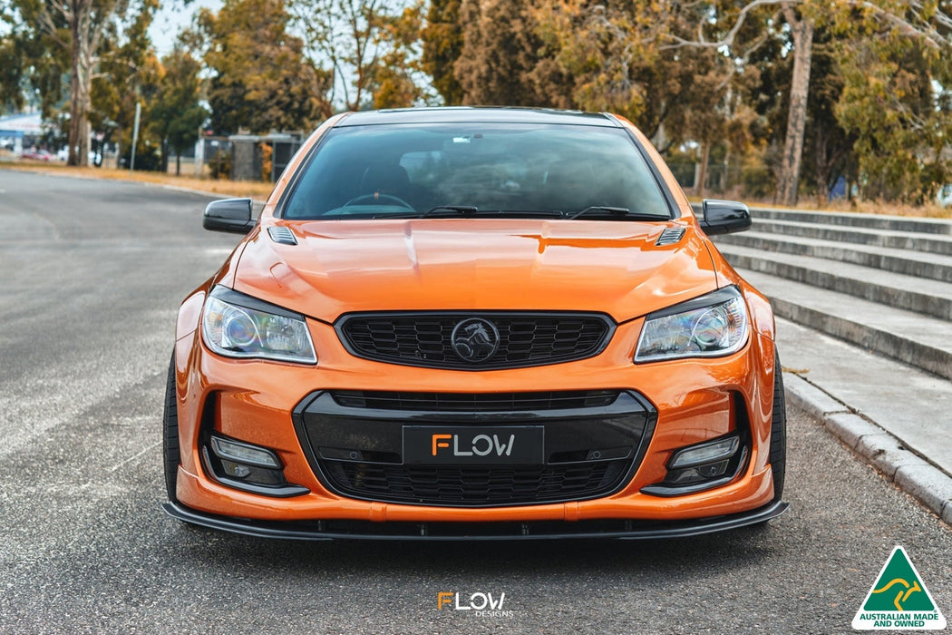 VF Commodore S2 Wagon Front Lip Splitter Extensions (Pair)-Flow Designs