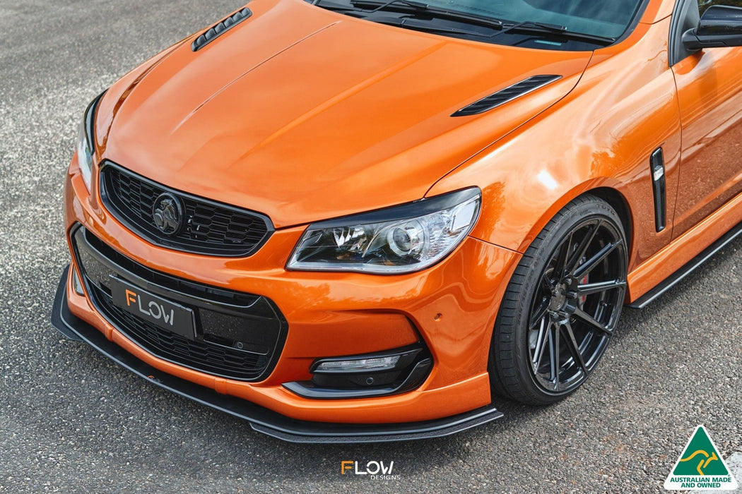 VF Commodore S2 Wagon Front Lip Splitter Extensions (Pair)-Flow Designs