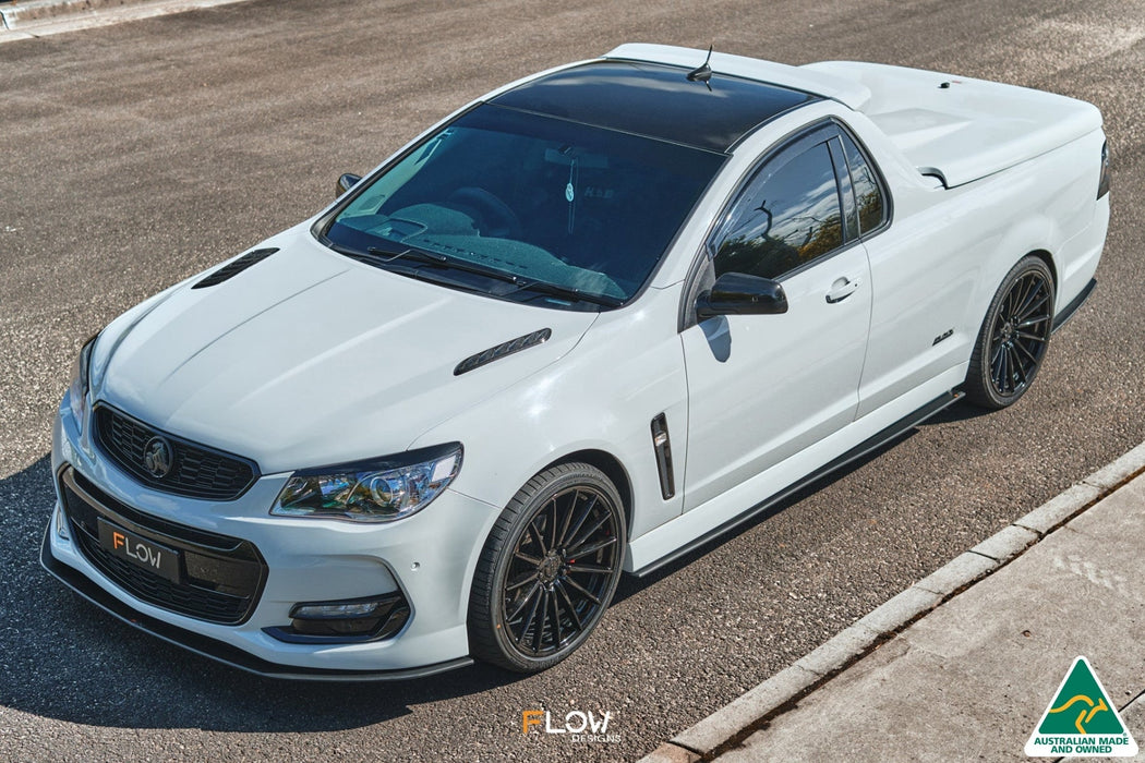VF Commodore S2 Ute Side Skirt Splitters (Pair)-Flow Designs