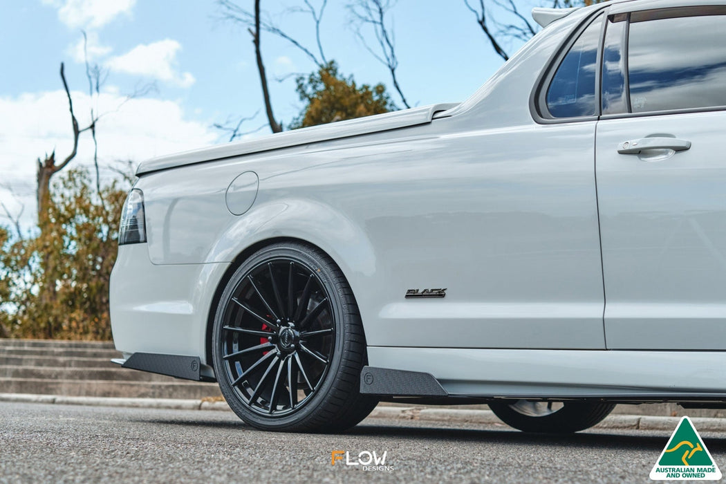 VF Commodore S2 Ute Side Skirt Splitter Winglets (Pair)-Flow Designs