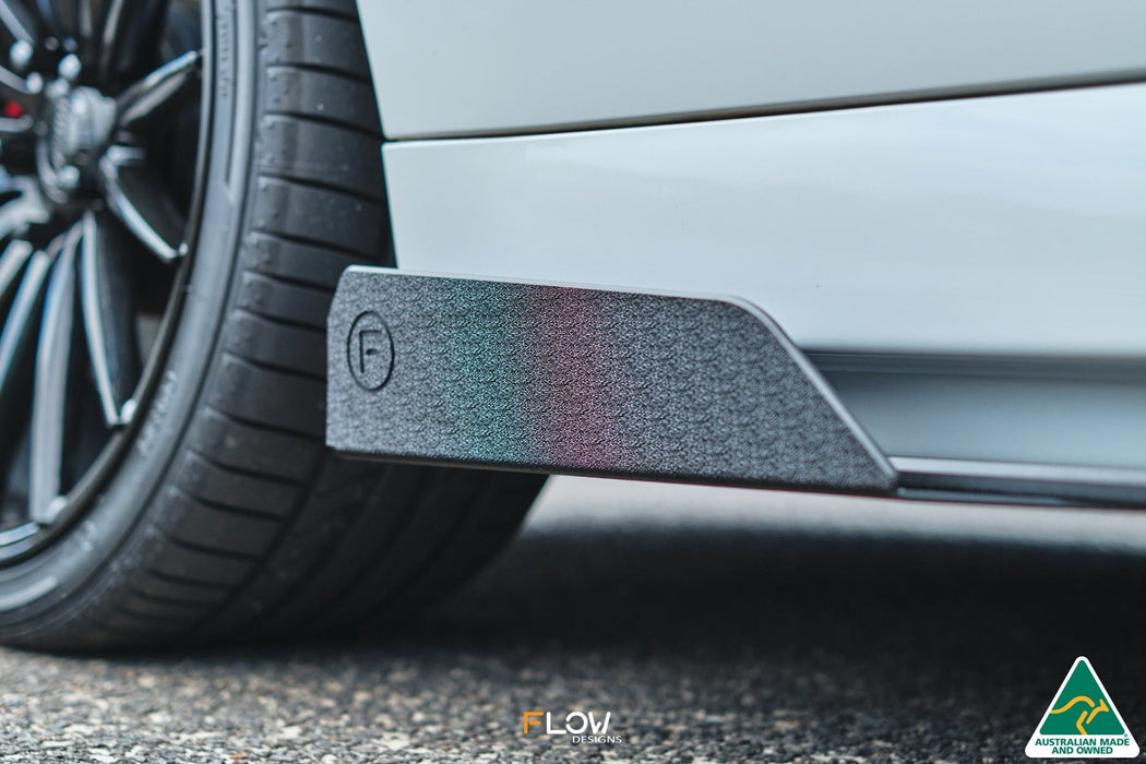 VF Commodore S2 Ute Side Skirt Splitter Winglets (Pair)-Flow Designs