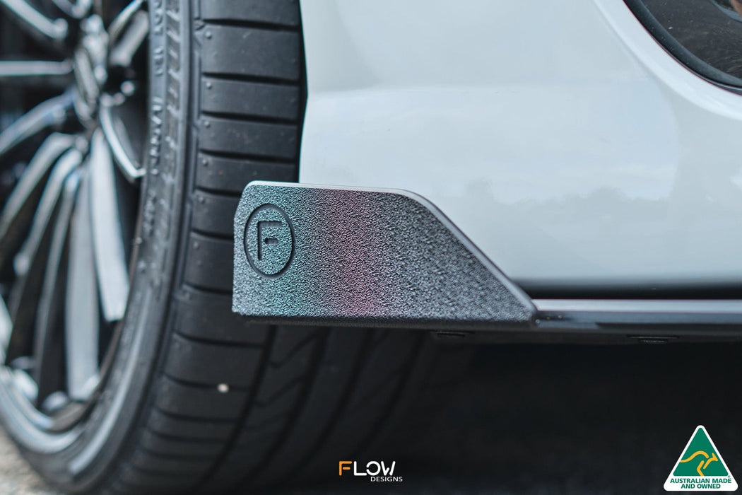 VF Commodore S2 Ute Front Lip Splitter Winglets (Pair)-Flow Designs