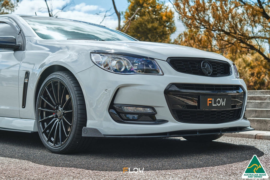 VF Commodore S2 Ute Front Lip Splitter Winglets (Pair)-Flow Designs