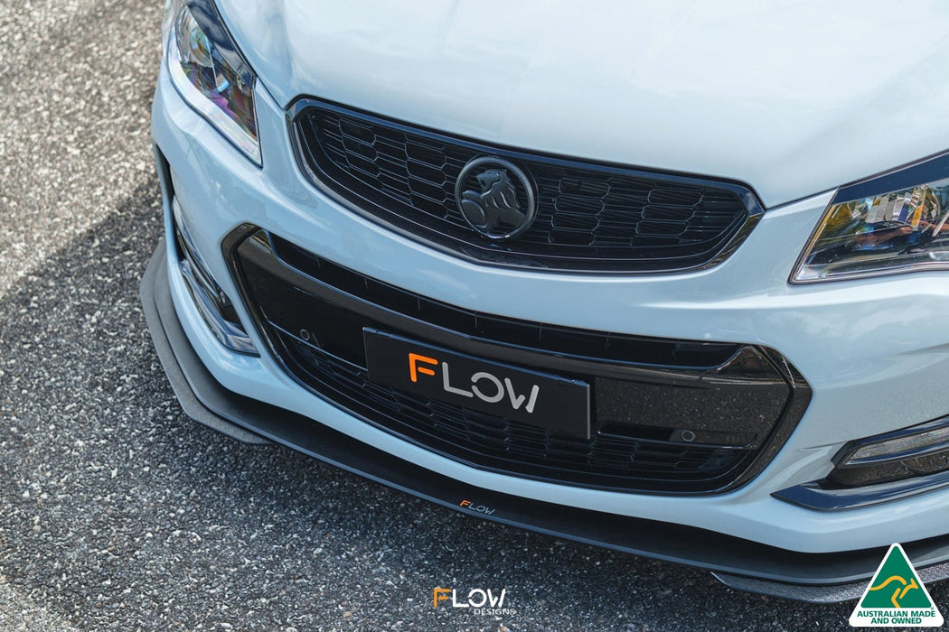 VF Commodore S2 Ute Front Lip Splitter Extensions (Pair)-Flow Designs