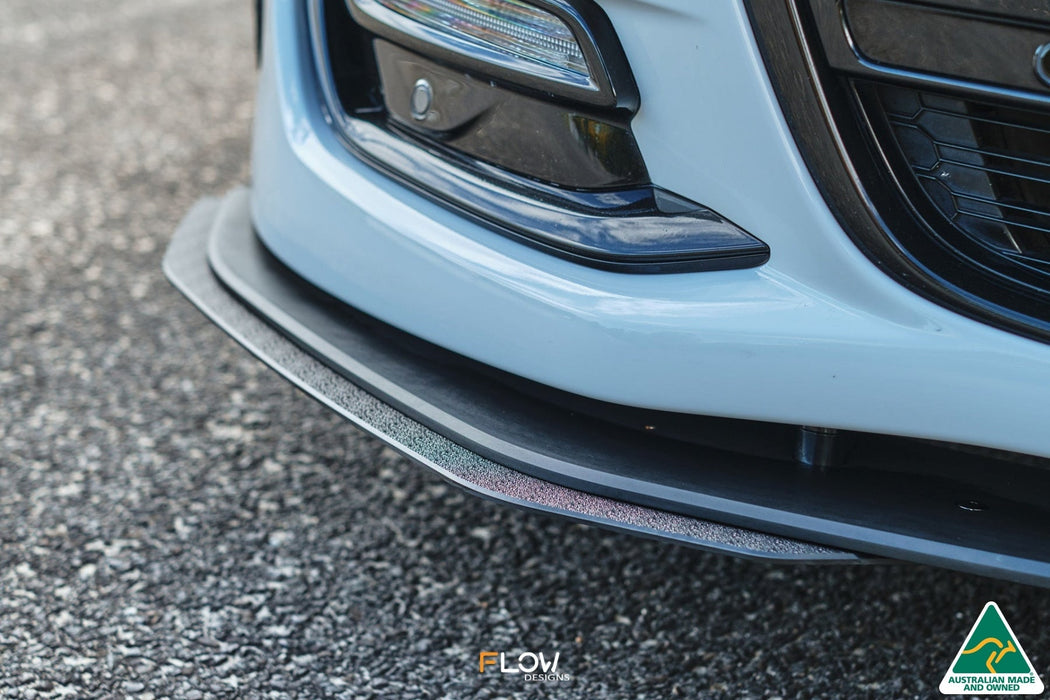 VF Commodore S2 Ute Front Lip Splitter Extensions (Pair)-Flow Designs