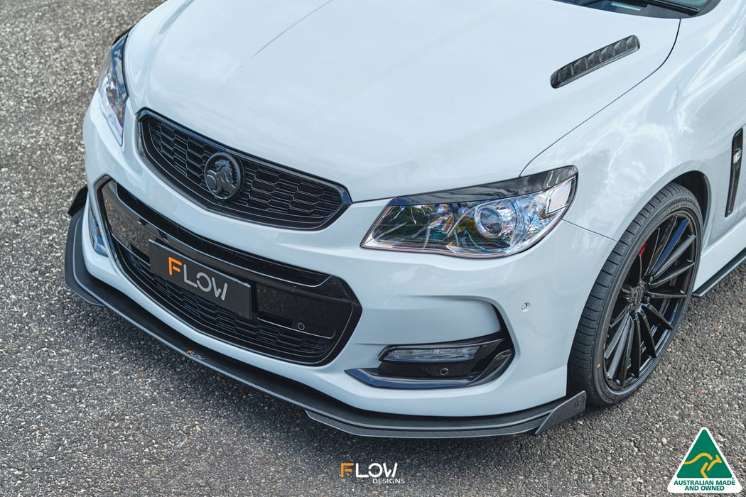 VF Commodore S2 Ute Front Lip Splitter-Flow Designs