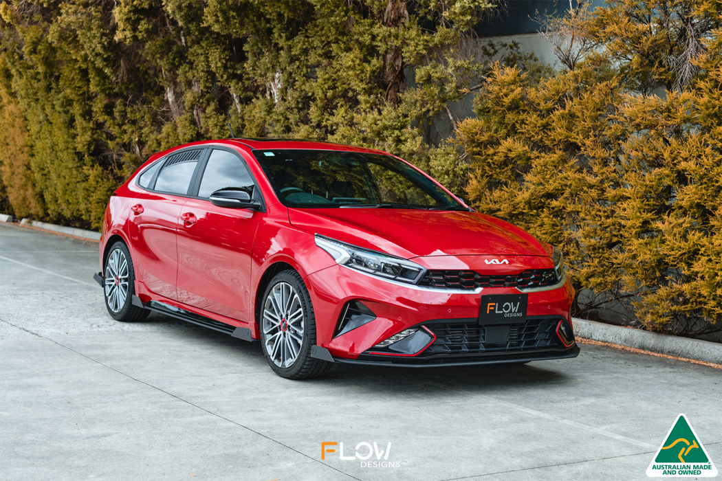 Cerato GT Facelift Side Skirt Splitter Winglets (Pair)-Flow Designs