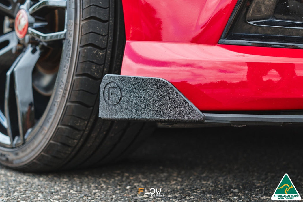 VF Commodore S1 Sedan Front Lip Splitter Winglets (Pair)-Flow Designs