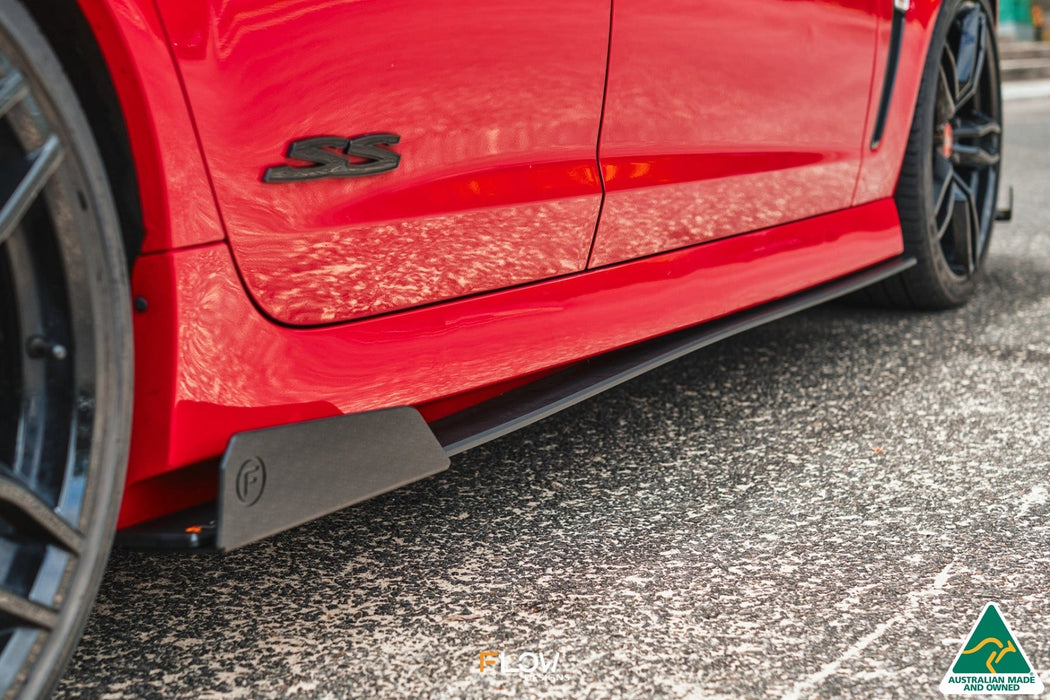 VF Commodore S1 Sedan Side Skirt Splitters (Pair)-Flow Designs