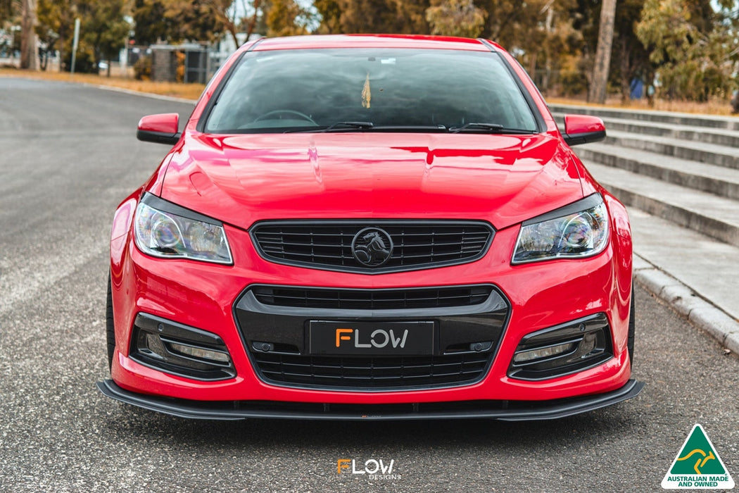 VF Commodore S1 Sedan Front Lip Splitter Extensions (Pair)-Flow Designs