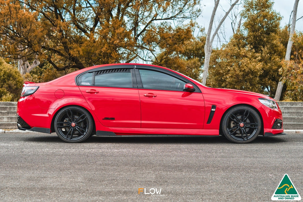 VF Commodore S1 Sedan Side Skirt Splitter Winglets (Pair)-Flow Designs