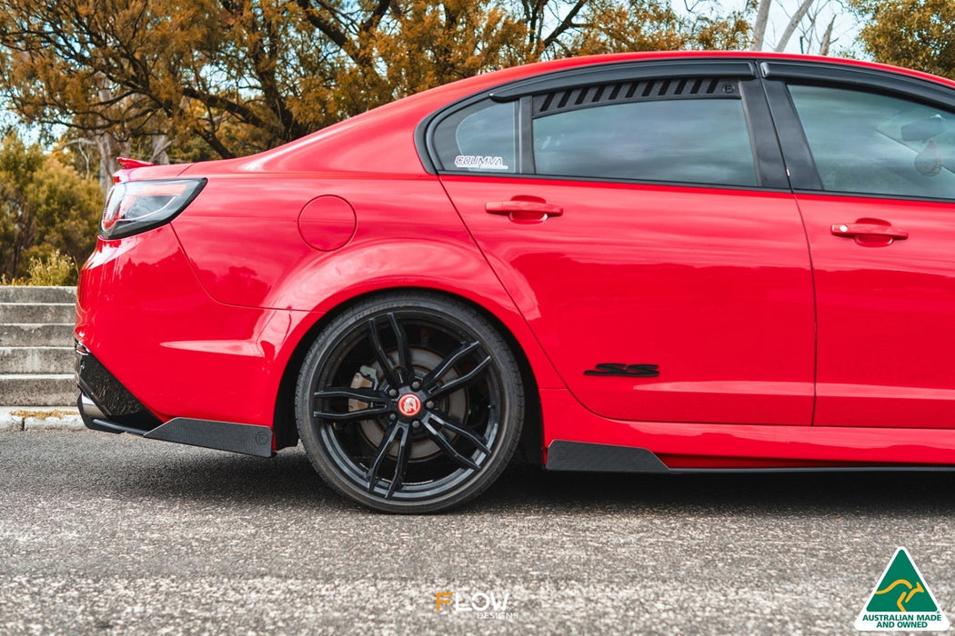 VF Commodore S1 Sedan Side Skirt Splitters (Pair)-Flow Designs