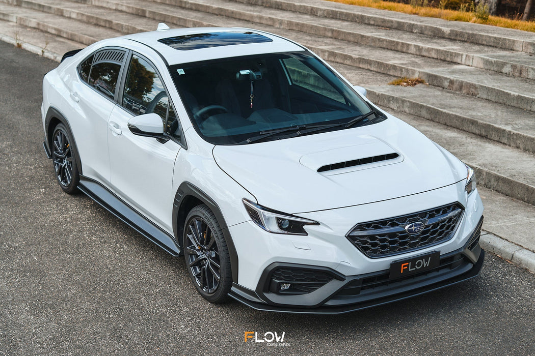 VB WRX Front Lip Splitter (TEXTURED)-Flow Designs