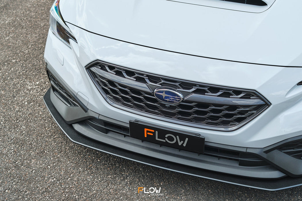VB WRX Front Lip Splitter (TEXTURED)-Flow Designs