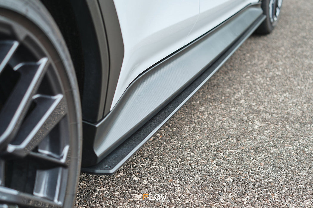 VB WRX Side Skirt Splitters (TEXTURED: Pair)-Flow Designs