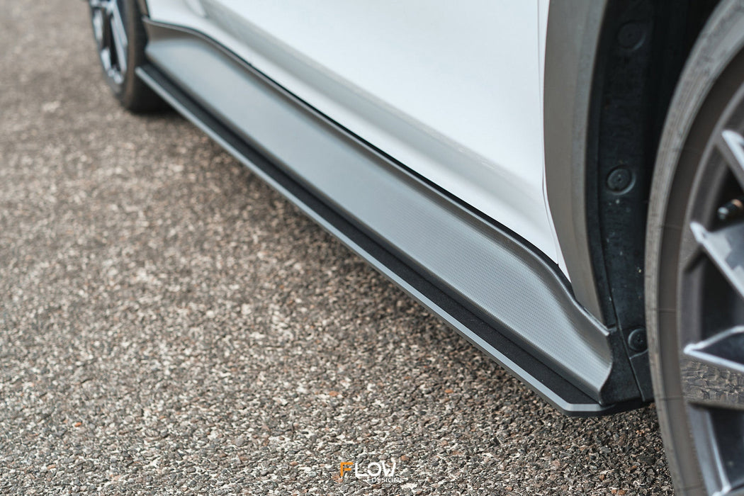 VB WRX Side Skirt Splitters (TEXTURED: Pair)-Flow Designs
