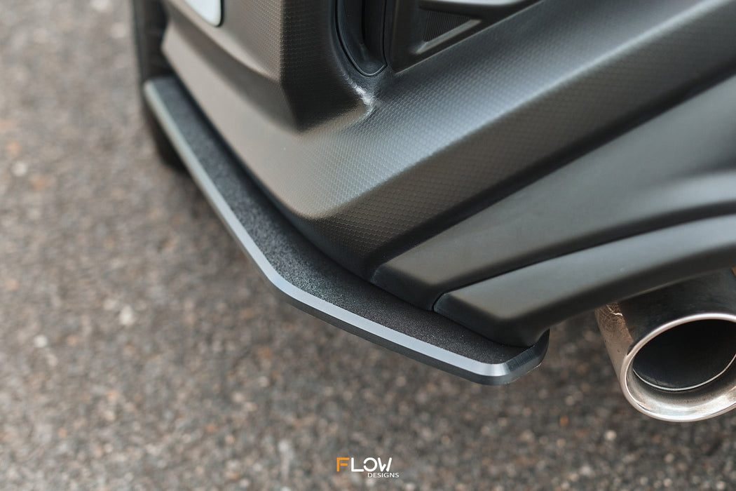 VB WRX Rear Spats (TEXTURED; Pair)-Flow Designs