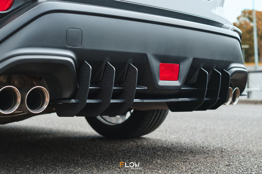 VB WRX Flow-Lock Rear Diffuser (TEXTURED)-Flow Designs