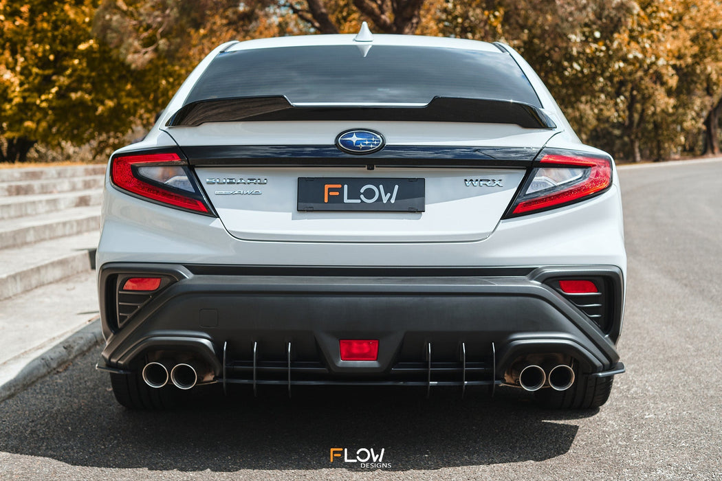 VB WRX Flow-Lock Rear Diffuser (TEXTURED)-Flow Designs