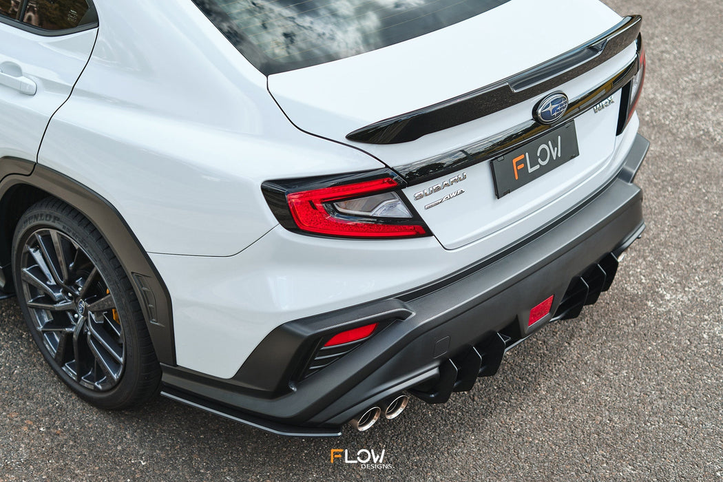 VB WRX Rear Spats (TEXTURED; Pair)-Flow Designs