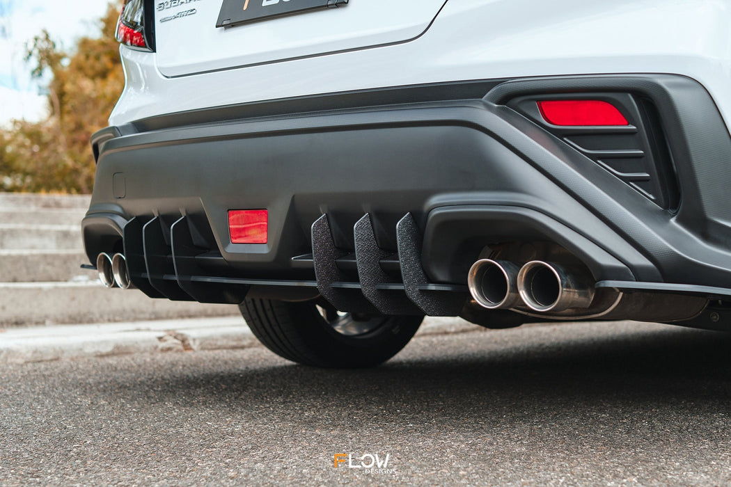 VB WRX Flow-Lock Rear Diffuser (TEXTURED)-Flow Designs