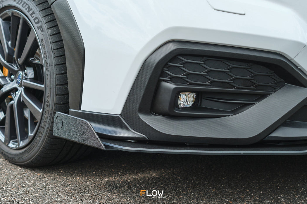 VB WRX Front Lip Splitter (TEXTURED)-Flow Designs