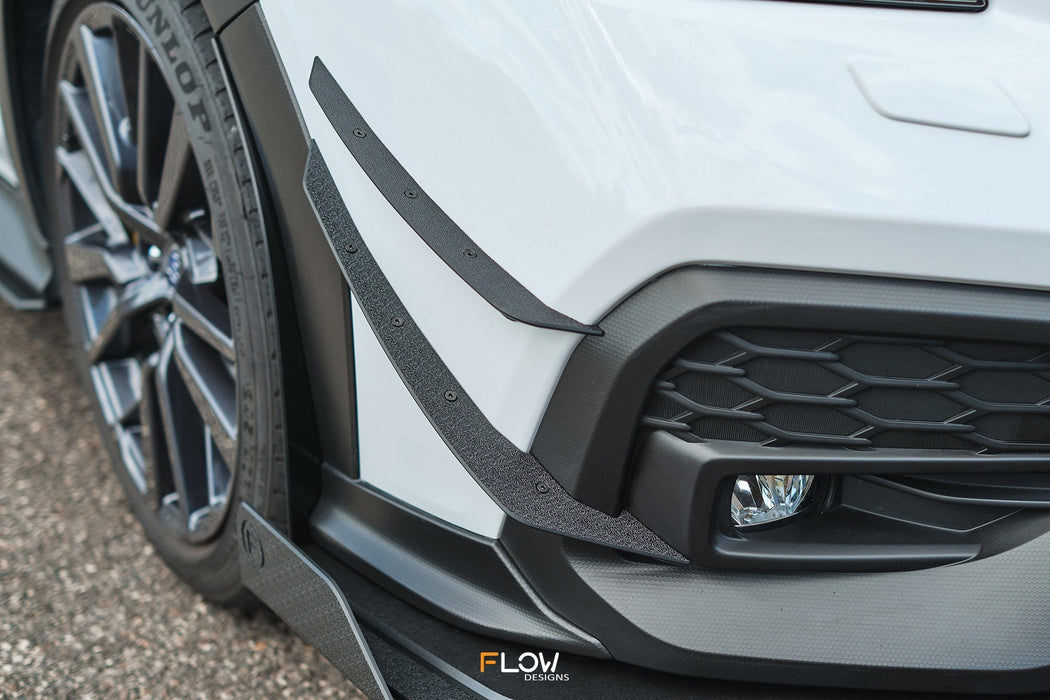 VB WRX Front Air Deflector-Flow Designs