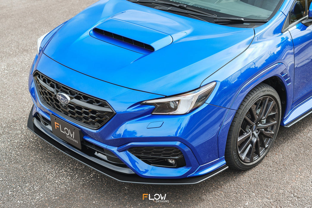 VB WRX Front Lip Splitter (GLOSS)-Flow Designs