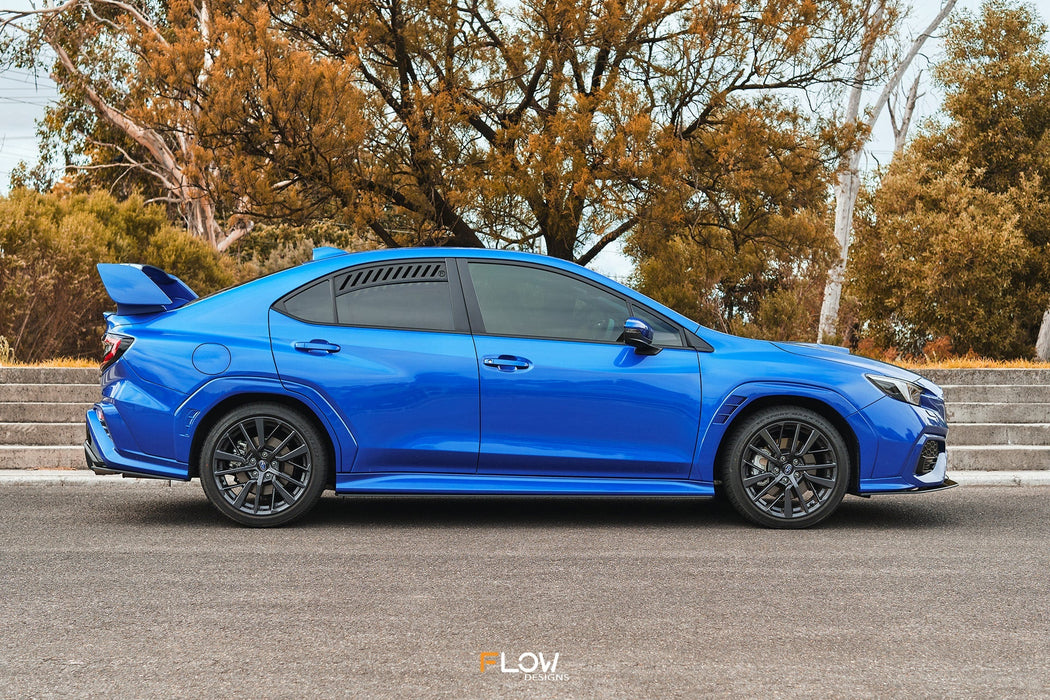 VB WRX Side Skirt Splitters (GLOSS: Pair)-Flow Designs