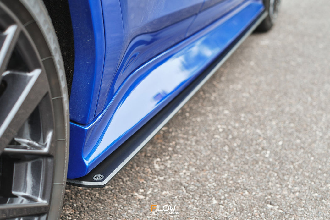 VB WRX Side Skirt Splitters (GLOSS: Pair)-Flow Designs