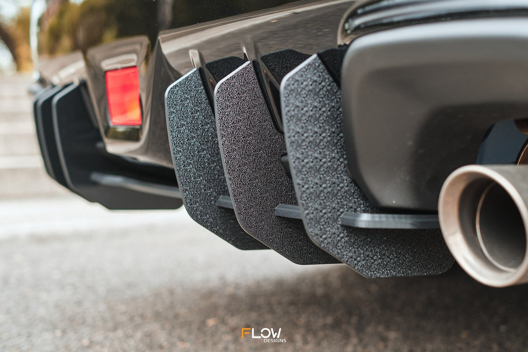 VB WRX Flow-Lock Rear Diffuser (GLOSS)-Flow Designs