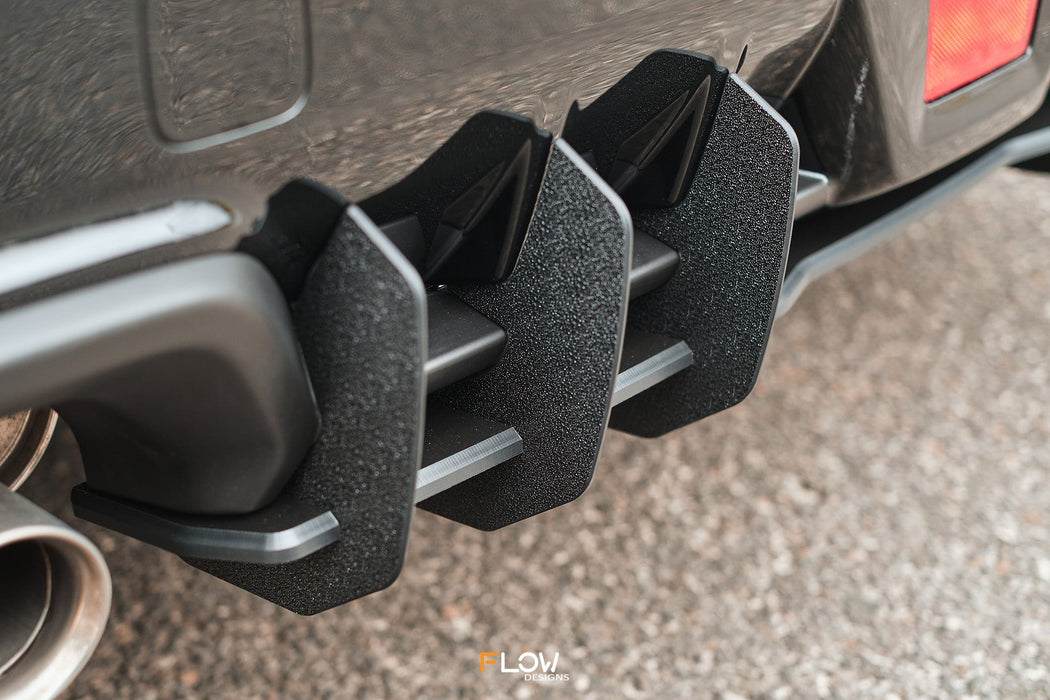 VB WRX Flow-Lock Rear Diffuser (GLOSS)-Flow Designs