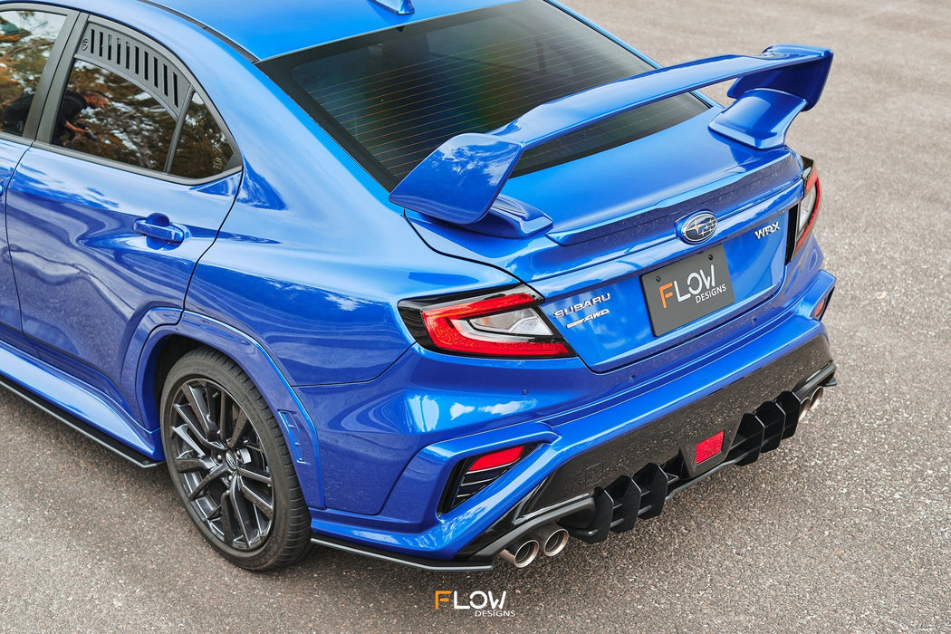 VB WRX Rear Spats (GLOSS; Pair)-Flow Designs
