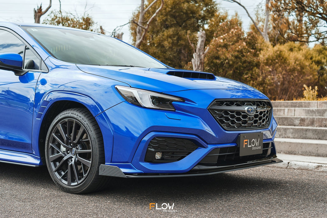 VB WRX Front Lip Splitter (GLOSS)-Flow Designs