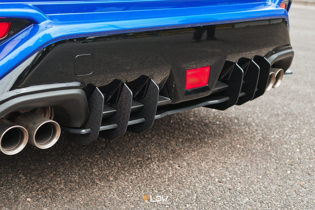 VB WRX Flow-Lock Rear Diffuser (GLOSS)-Flow Designs
