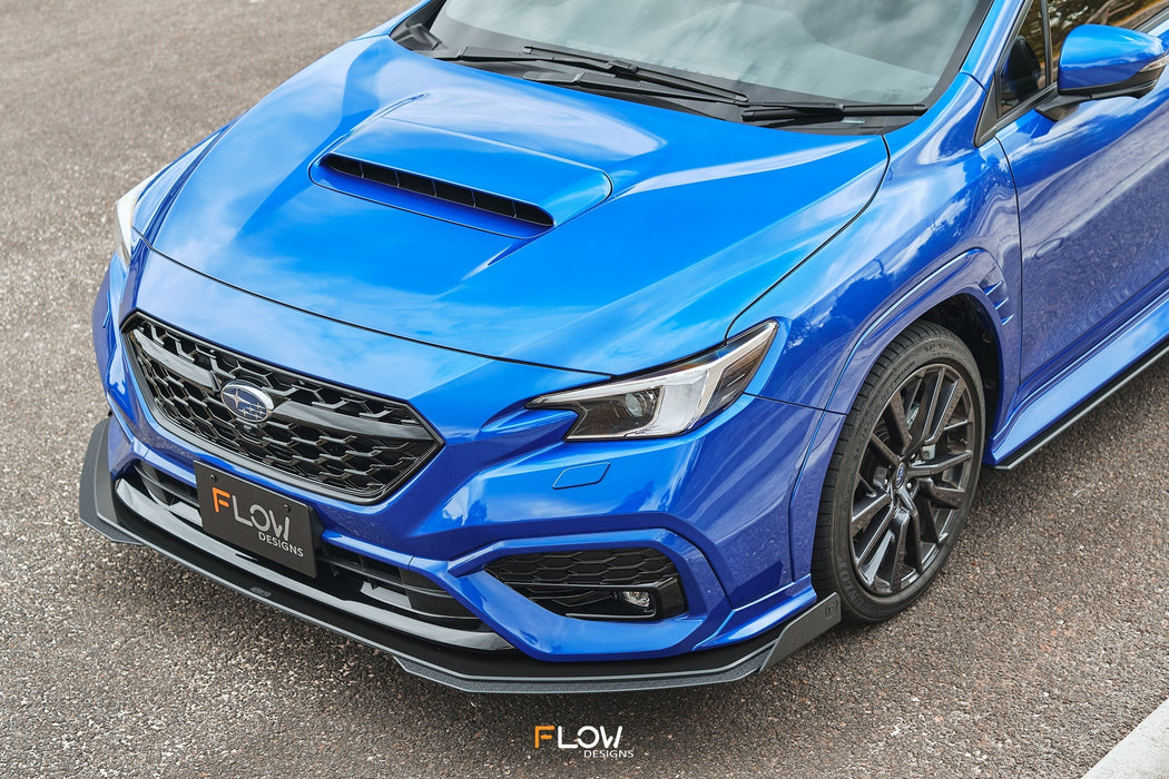 VB WRX Front Lip Splitter (GLOSS)-Flow Designs