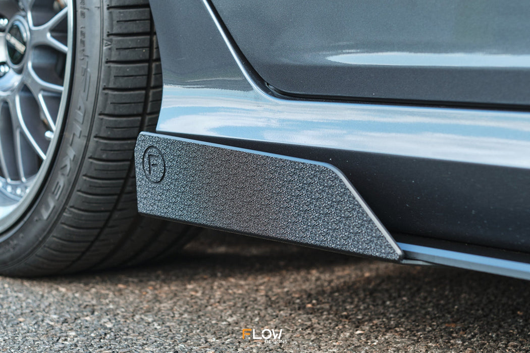 Falcon FGX Side Skirt Splitter Winglets (Pair)-Flow Designs