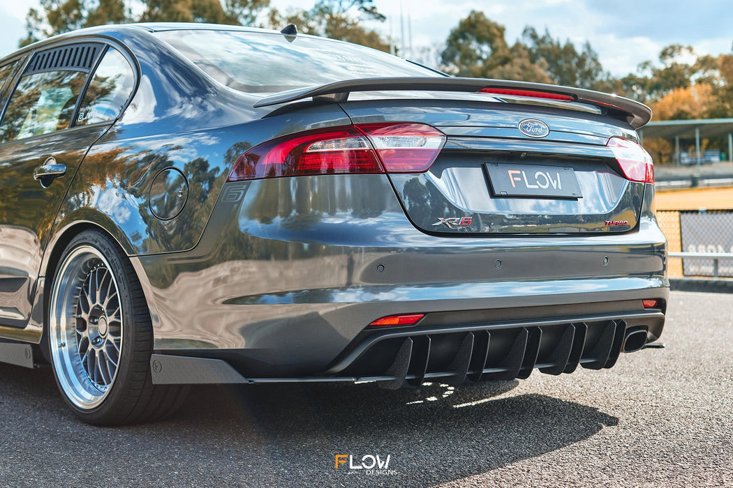 Falcon FGX Rear Spats (TEXTURED; Pair)-Flow Designs