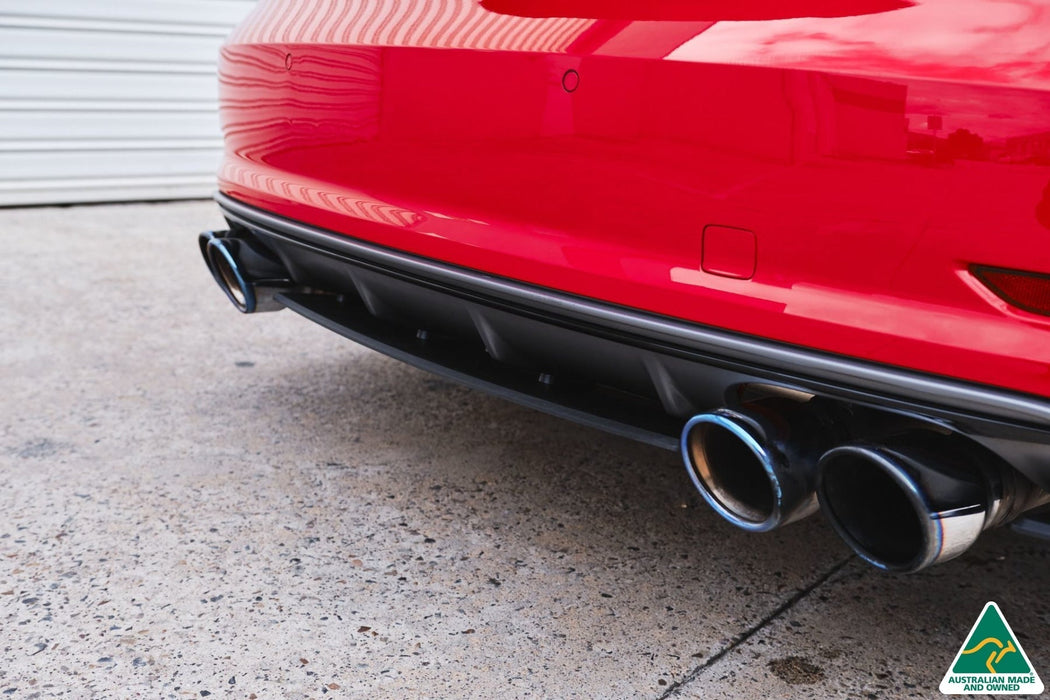 S3 8V Sedan Pre-Facelift Rear Valance V3 Kit(Clearance-old design-no finish selection)-Flow Designs