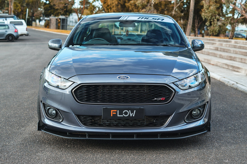 Falcon FGX Front Lip Splitter (TEXTURED)-Flow Designs