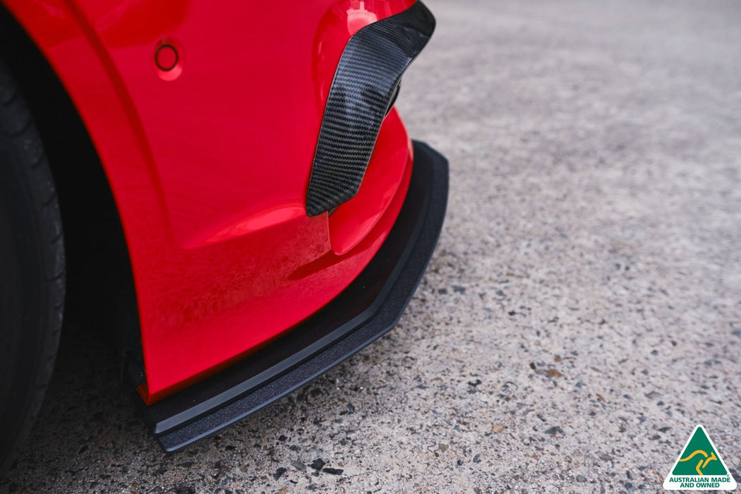 S3 8V Sedan Pre-Facelift Front Lip Splitter Extensions (Pair)-Flow Designs