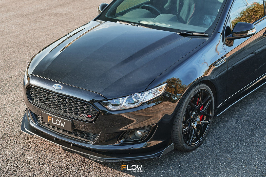 Falcon FGX Front Lip Splitter (TEXTURED)-Flow Designs