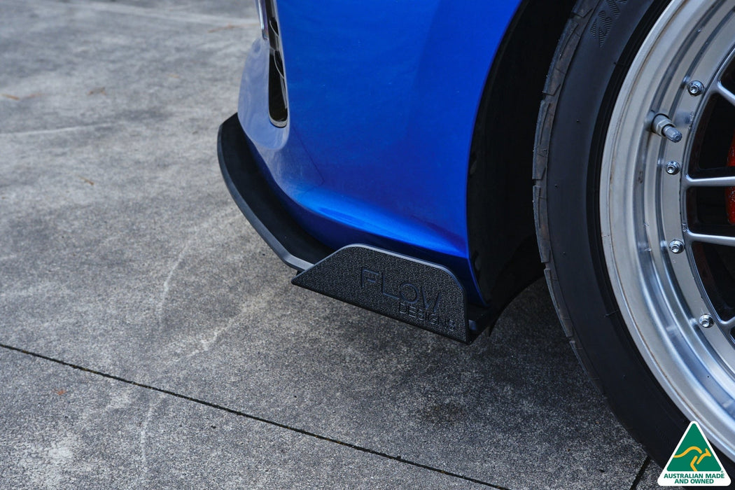 i30 SR Hatch (2017-2018) Front Lip Splitter & Mounting Brace-Flow Designs