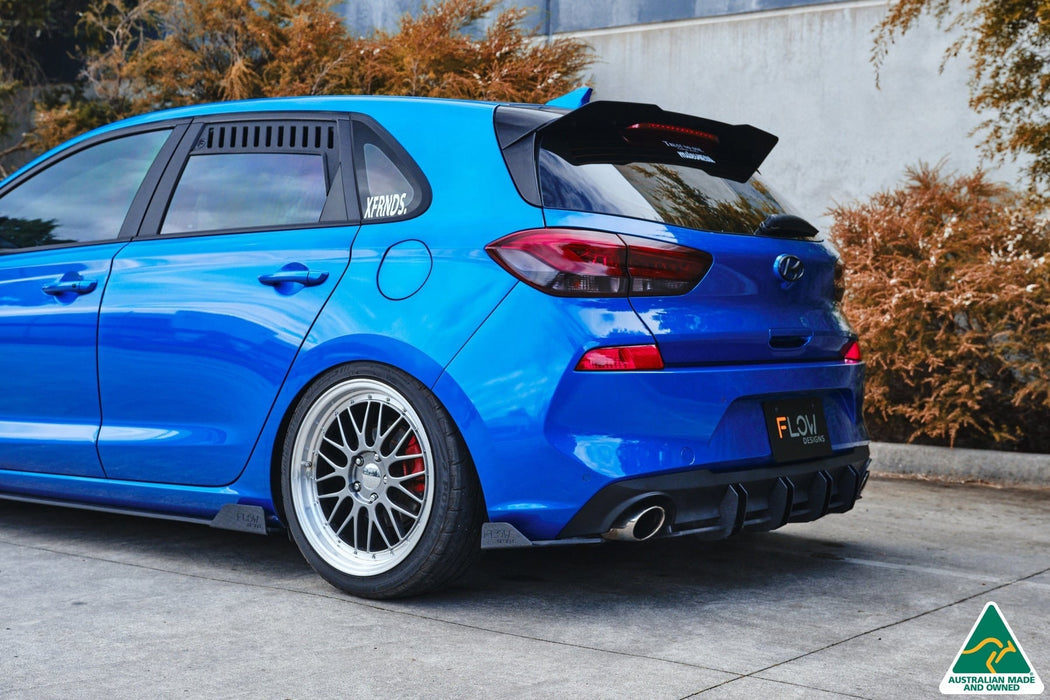i30 SR Hatch (2017-2018) Flow-Lock Rear Diffuser-Flow Designs