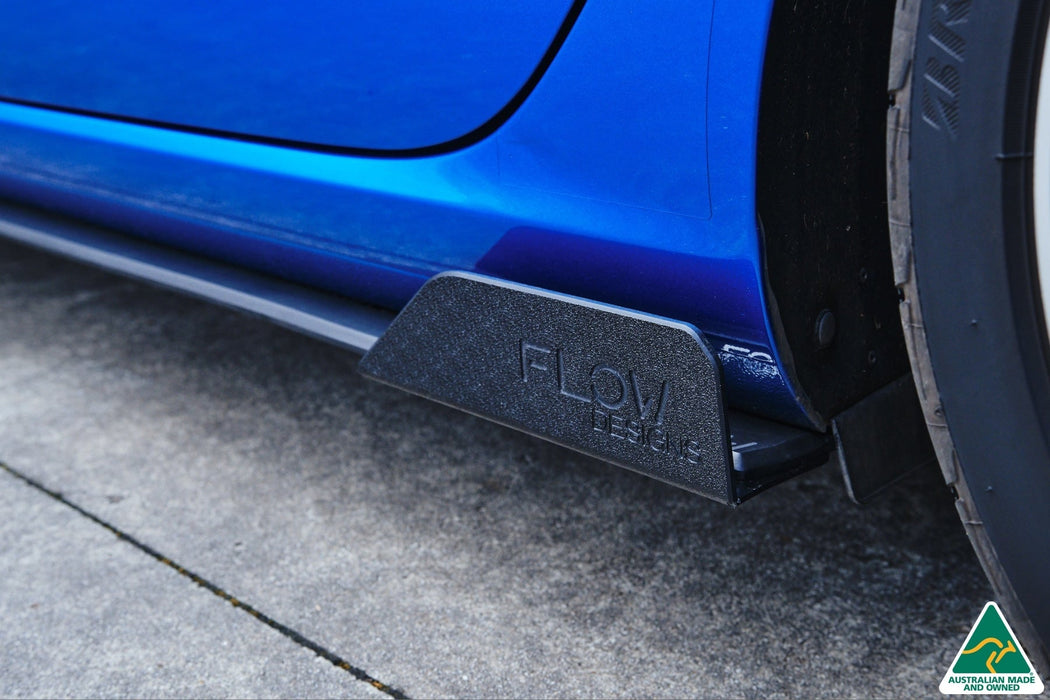 i30 SR Hatch (2017-2018) Side Skirt Splitter Winglets (Pair)-Flow Designs