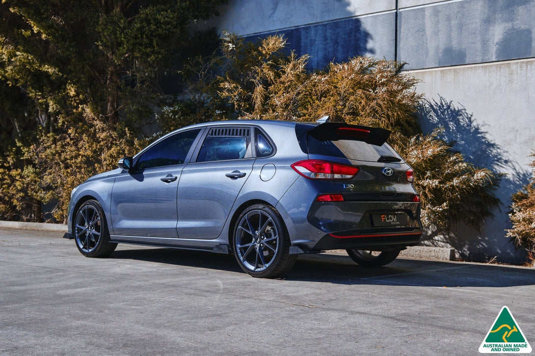 i30 Hatch PD1, PD2 2018-2020 Rear Spats (Pair)-Flow Designs