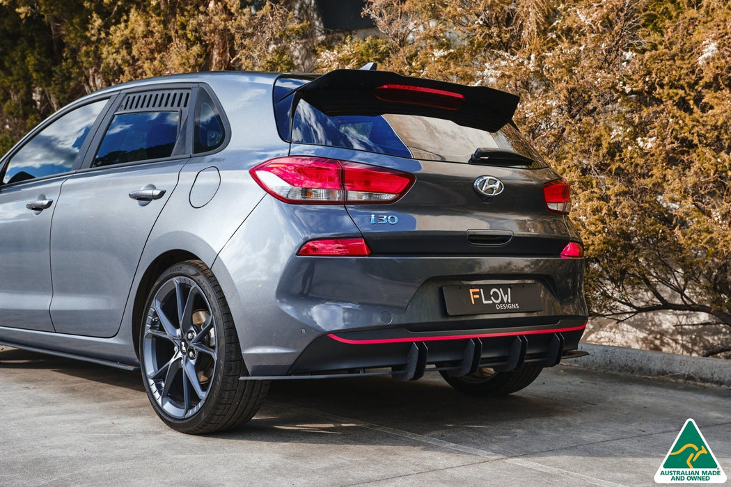 i30 Hatch PD1, PD2 2018-2020 Flow-Lock Rear Diffuser-Flow Designs