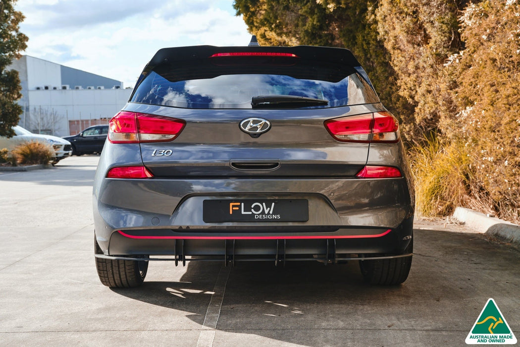 i30 Hatch PD1, PD2 2018-2020 Flow-Lock Rear Diffuser-Flow Designs